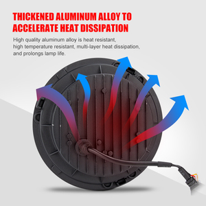 Đèn sương mù/pha chiếu sáng LED RGB RCJ 60W cho xe máy 12V, tích hợp đèn chạy ban ngày (DRL) và đèn xi nhan với hiệu ứng mắt thiên thần - Product Image 3