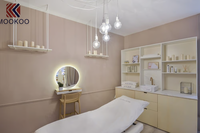 Exhibidor de Productos para el Cuidado de la Piel, Mueble Vitrina para Productos de Belleza