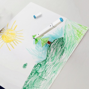 Rotulador de Doble Punta a Base de Alcohol, 24 Colores, Rotulador Permanente No Tóxico, Rotulador para Dibujar, Material Escolar para Dibujar - Product Image 3