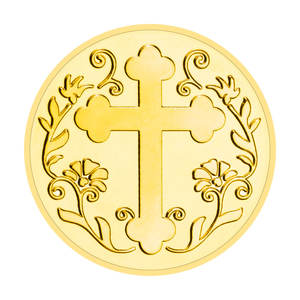 I collezionisti commemorativi placcati in oro regalo religioso Souvenir moneta commemorativa cristiano - Product Image 1