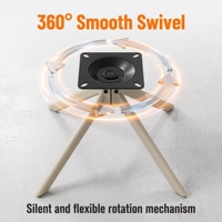 Base de chaise pivotante moderne en fer de qualité supérieure à 4 pieds, robuste, pour salle à manger, remplacement de mobilier, directement de l'usine