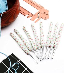 American Standard Petite fleur blanche Poignée souple Crochet Impression Aiguille Alumine Tapis Broderie - Product Image 1