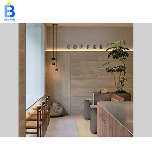 Design d'Interni Personalizzato per Caffetterie Moderne con Eleganti Tavoli e Sedie da Esposizione per Bancone Bar e Vetrine - Product Image 4