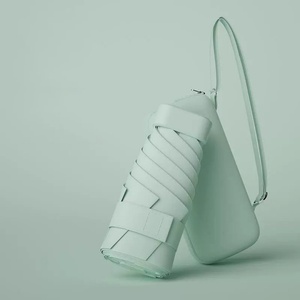 Paraguas de Bolsillo Plegable de Alta Calidad, Protección UV, Pequeño y Portátil, Personalizado con Impresión de Logotipo, para Lluvia, con Estuche - Product Image 3