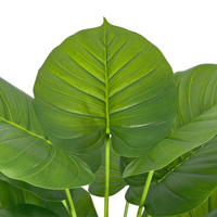 Plante artificielle Scindapsus de 120 cm, fausse plante bonsaï verte, plante artificielle pour la décoration intérieure de la maison et du jardin