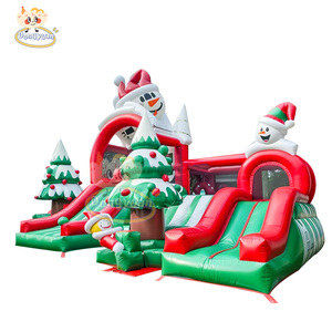Château gonflable de moonwalk d'enfants commerciaux pour des jouets gonflables de vacances de Noël pour des locations de partie sautant la maison pour des enfants - Product Image 4
