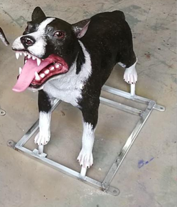 2023 vivid a grandezza naturale di alta qualità popolare Robot per cani Animatronic modello di cane animale per <span class=keywords><strong>zoo</strong></span> e parco divertimenti - Product Image 5