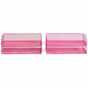 <b>Desktop</b> Letter Tray File Organizer Sorter Desk Document Organizer <b>Shelf</b> Tray Magazine Holder 4 Tier Stackable Heavy Duty Metal - Product Image 4