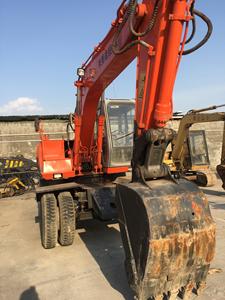 Excavatrice sur pneus Hitachi Ex100 d'occasion à vendre  Excavatrice sur pneus Hitachi Zx160wd Zx130w Ex100w d'occasion à vendre au Japon - Product Image 6