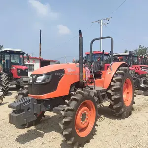 Used Kubota M704k 70hp 4x4wd Tractors Farming Agriculture Machine in poland without Cabin