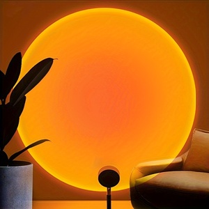 Lampada <span class=keywords><strong>LED</strong></span> per Proiezione Sfondo Tramonto per Corsi <span class=keywords><strong>Online</strong></span>, Riunioni Video e Uso Professionale - Applique - Product Image 1