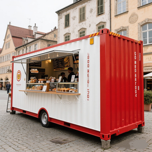 Bar portable en conteneur maritime avec fenêtre en aluminium et porte en acier pour kiosque extérieur en conteneur maritime - Product Image 5