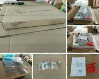 Set 2 Kursi Santai Luar Ruangan Gaya Farmhouse Modern, Setengah Terakit, Kayu Cedar Solid, Kursi Adirondack Lipat Ramah Lingkungan