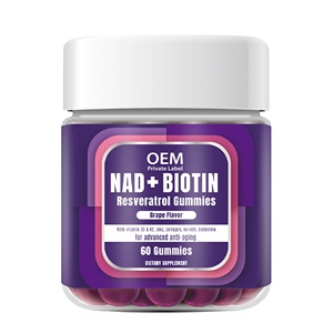 Integratore <span class=keywords><strong>NAD</strong></span> 1000mg con Resveratrolo e Biotina, Gommose per Energia Cellulare e Anti-Invecchiamento, Formula <span class=keywords><strong>NAD</strong></span>+ Stimolante del Collagene - Product Image 1