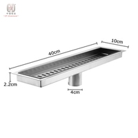 Grille de drain de piscine carrée en PVC renforcé d'aluminium robuste ZP, pour drain de sol et tranchée en aluminium