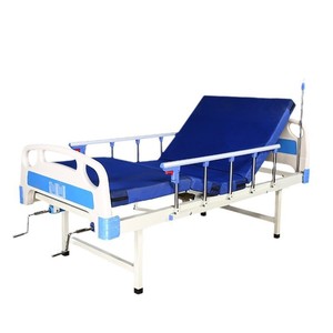 Manual Nursing Bed 1950*900*500 With Guardrail For Adults And Seniors Hospital Use - Product Image 4