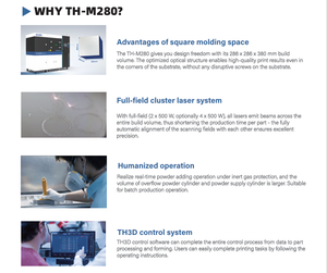 Factory TH-M400F Metal 3D Printer Precision 3D Printing Machine with 1-Year Warranty 3d Metal Printer