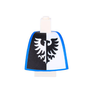 قماش MOC النسر الرأس لبنات البناء قلعة عسكرية في العصور الوسطى فرسان الأسد الأحمر ملحقات مصغرة للجنود عباءة الطوب اللعب - Product Image 4