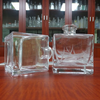 Bouteilles vides de diffuseur de parfum de fantaisie en verre clair de 200ML 20cl décoratives