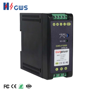 อะแดปเตอร์แปลงไฟจากโรงงาน ราคาโรงงาน สำหรับกล้องวงจรปิด 24V3% 2.5A 60W/24V อุปกรณ์จ่ายไฟแบบราง DIN สำหรับอุตสาหกรรม รุ่น GWS-P3000-DP60-24 - Product Image 3