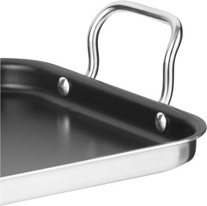 23 best-seller <span class=keywords><strong>Plaque</strong></span> de gril pour la <span class=keywords><strong>cuisson</strong></span> <span class=keywords><strong>Plaque</strong></span> de gril en acier inoxydable antiadhésive avec poignées en métal <span class=keywords><strong>Plaque</strong></span> de gril pour le camping en plein air - Product Image 1