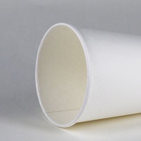 Gobelets jetables biodégradables en papier à paroi simple, revêtus de PE/PLA, écologiques, pour café/thé, boissons énergisantes, eau minérale, à emporter