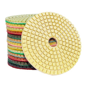 Oem להתאמה אישית <span class=keywords><strong>4</strong></span> אינץ 'ליטוש היבש רפידות מחיר טוב עבור השחזה גרניט אבן בטון גרניט בטון - Product Image 1