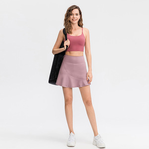 Logo personnalisé Femmes Active Golf 2 en 1 Jupe de Golf avec Poches Taille Haute Athlétique Running Tennis Workout Jupe de Sport - Product Image 6