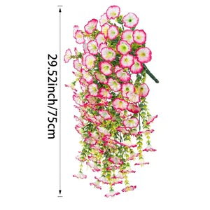 Chaoxing Artificial Morning Glory Vine 29.5 Inch Hanging Flower <b>Wall</b> Garden <b>Decoration</b> - Product Image 1