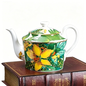 Tropical Rainforest Monstera Pattern Ceramic <b>Dinnerware</b> <b>Set</b> - Product Image 3