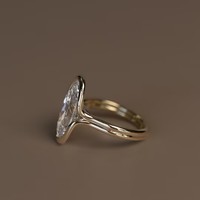 Prix préférentiels pour les commandes en gros de diamants en vrac DEF VVS VS de forme Moval, de 1 à 3 carats, diamants cultivés en laboratoire CVD HPHT