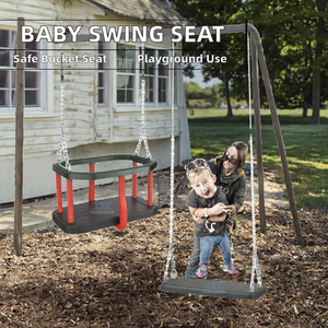 Columpio de Goma para Niños Pequeños, Asiento Colgante de Plástico para Jardín, Patio Trasero y Área de Juegos - Product Image 2