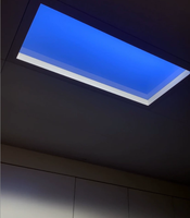 Plafonnier LED intelligent intégré ultra-fin Skylight 2200-10000K, lumière naturelle simulée, lumière du soleil, plafonnier Bluesky