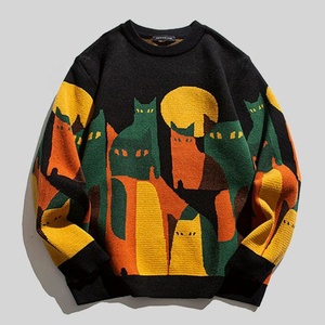 <span class=keywords><strong>Pull</strong></span> Homme Femme Tricoté Y2K, Chandail Polaire de Noël pour Hiver - Product Image 1