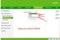 Nouveau routeur modem XPON EPON GPON JFC GM220 2.4G monobande 1GE+3FE avec personnalisation du logo, compatible FTTH ONT WiFi