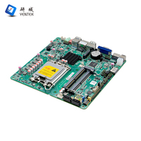 Placa Base Mini ITX de Alto Rendimiento para Escritorio Intel LGA1700, 2 DDR4, M.2, VGA, 2 HD, LVDS, LAN, 2 RS232 COM, Win10/Linux, Nueva