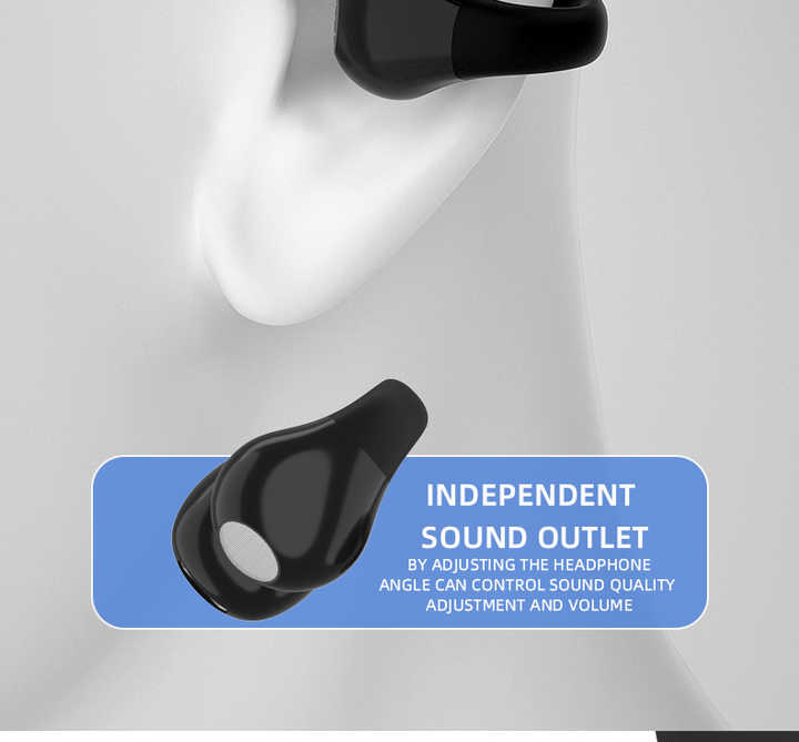 Custom A6 Binaural OWS Wireless Bluetooth Headset 5.3 Unearthing Sports Clip-on Open Headphones Wireless Bluetooth Headset