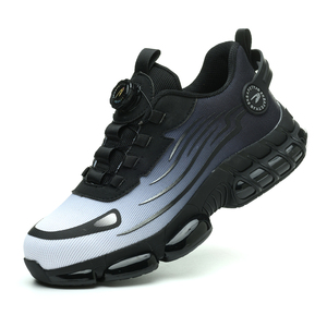 Nuove <span class=keywords><strong>Scarpe</strong></span> <span class=keywords><strong>Antinfortunistiche</strong></span> Unisex con Punta in Acciaio, Allacciatura Rapida, Traspiranti, Antiurto, Antiscivolo, per Estate e Autunno, da Fabbrica - Product Image 2