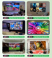 Canbest Fiw İç Mekan 3m X 4m LED Ekran Gob Smd LED Video Duvar Gösterge Kabini P1.2 P2.5 Sinema ve Film Salonları için LED Ekran
