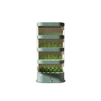 Tour hydroponique verticale intérieure de haute qualité 3 couches système de culture domestique à effet de serre Simple pour Microgreens