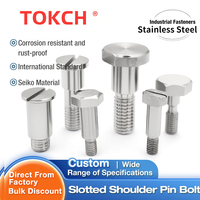 Boulon à épaule fendu en acier inoxydable sur mesure, haute résistance, antirouille, pour machines-outils