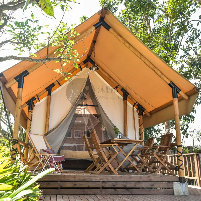 Sang trọng bốn mùa đồ nội thất khu nghỉ mát glamping Safari Vải lều nhà khách sạn