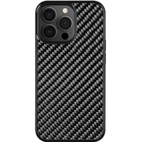 Produits Chauds : Coque de Téléphone en Fibre de Carbone pour iPhone 16 Pro Max, Housse Hexagonale Anti-Rayures et Antichoc avec Design Mince