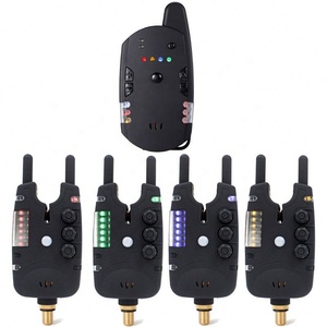 เครื่องตรวจจับการเคลื่อนไหวตกปลาซิลิโคนสีดำเครื่องจับสัญญาณตกปลาคาร์พ - Product Image 1