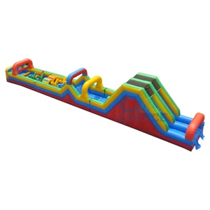 Parque de Atracciones inflable para exteriores, pista de obstáculos gigante, barato - Product Image 4