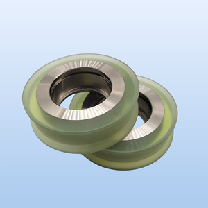 Колеса с силиконовым покрытием, полиуретановые тяговые ролики, износостойкие, коррозионно-стойкие, устойчивые к кислотам и щелочам - Product Image 4