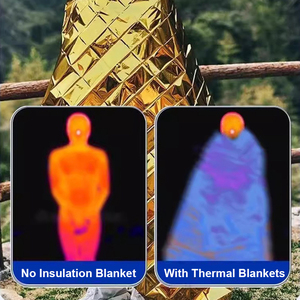 Manta aislante a prueba de frío para supervivencia de emergencia al aire libre manta aislante de primeros auxilios gruesa multifuncional al por mayor - Product Image 2