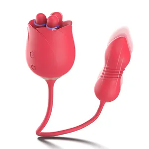 Wholesales roes Sucking Tongue Vibration For Women Of Adult Sex Toys