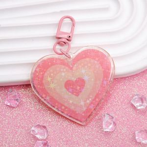 Custom Design Transparent Anime <b>Cute</b> Shine Acrylic <b>Key</b> Chain Charm Acrylic Gift Make Your Own logo Acrylic Keychain - Product Image 3