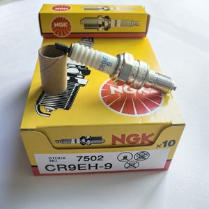NGK เทียนจุดระเบิดรถยนต์ของแท้ CR9EH-9 7502สำหรับ<span class=keywords><strong>ฮ</strong></span><span class=keywords><strong>อน</strong></span><span class=keywords><strong>ด้า</strong></span>รถ<span class=keywords><strong>จักรยานยนต์</strong></span> CBR250R CBR250RR 1988.5 ~ <span class=keywords><strong>250</strong></span> CC - Product Image 2